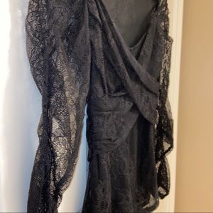 Sexy black lace top Valentine’s Day